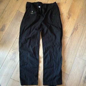 Old Navy Black Linen Wide Leg Trousers Size L